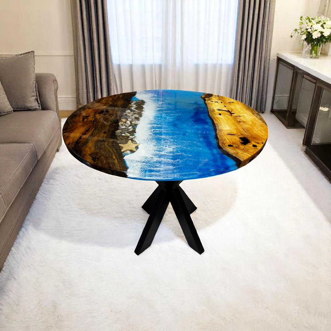 Premium Quality Round Epoxy Table Top 